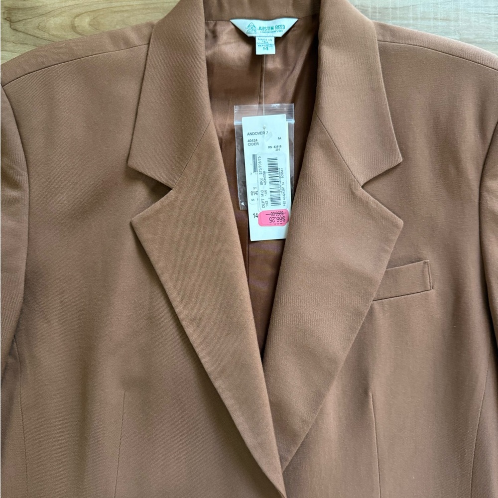 Austin Reed Tan Blazer - Picture 3 of 9